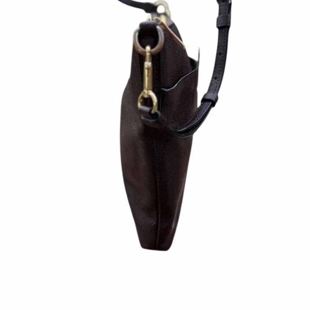 Coach Oxblood Kitt Messenger Adjustable Crossbody Bag With Gold Tone Hardware